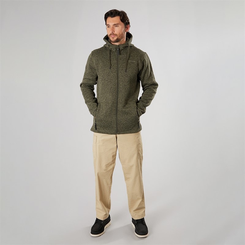 True North Mens Flatfleece Jacket Dusty Olive - Image 4