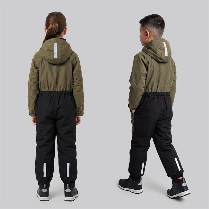 True North Kids Waterproof Overall Oxford Snowsuit Tarmac - Image 2