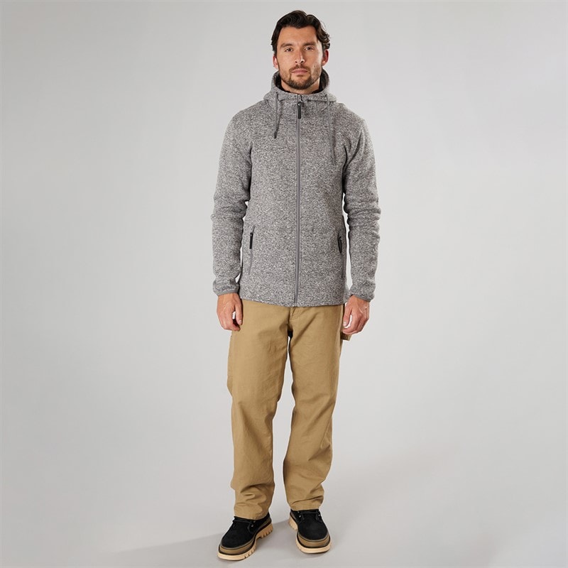True North Mens Flatfleece Jacket Dark Grey Dk-Grey - Image 4