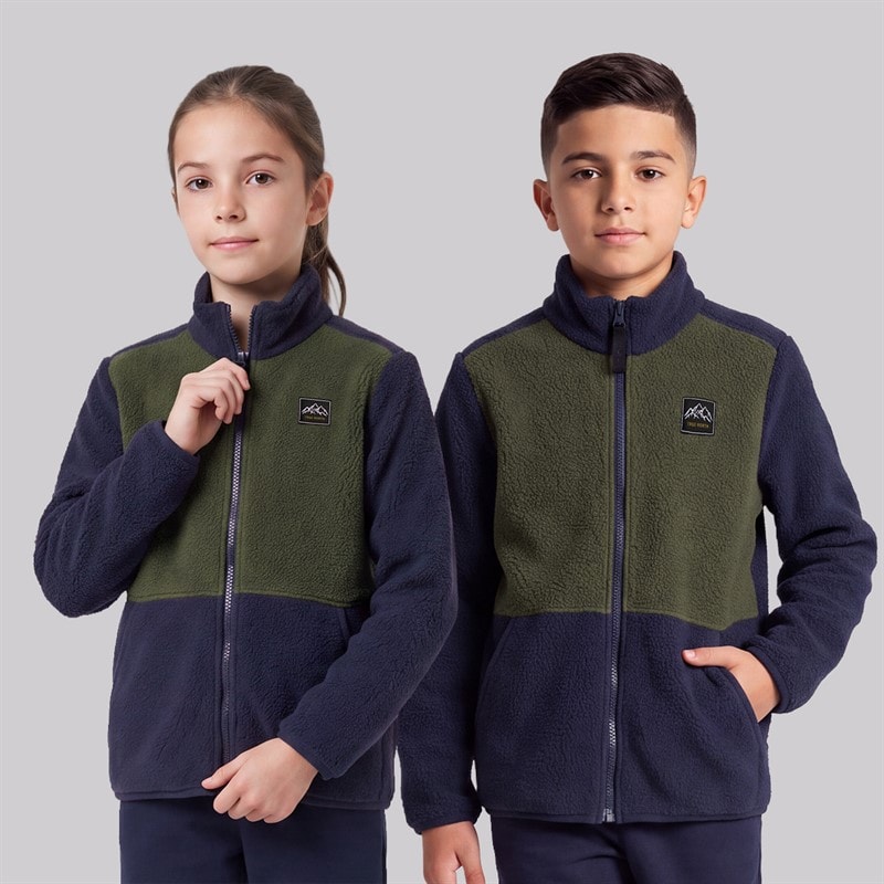 True North Kids Pile Jacket Navy