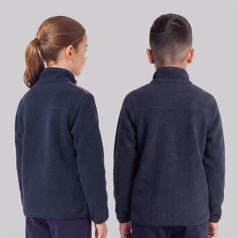True North Kids Pile Jacket Navy - Image 2
