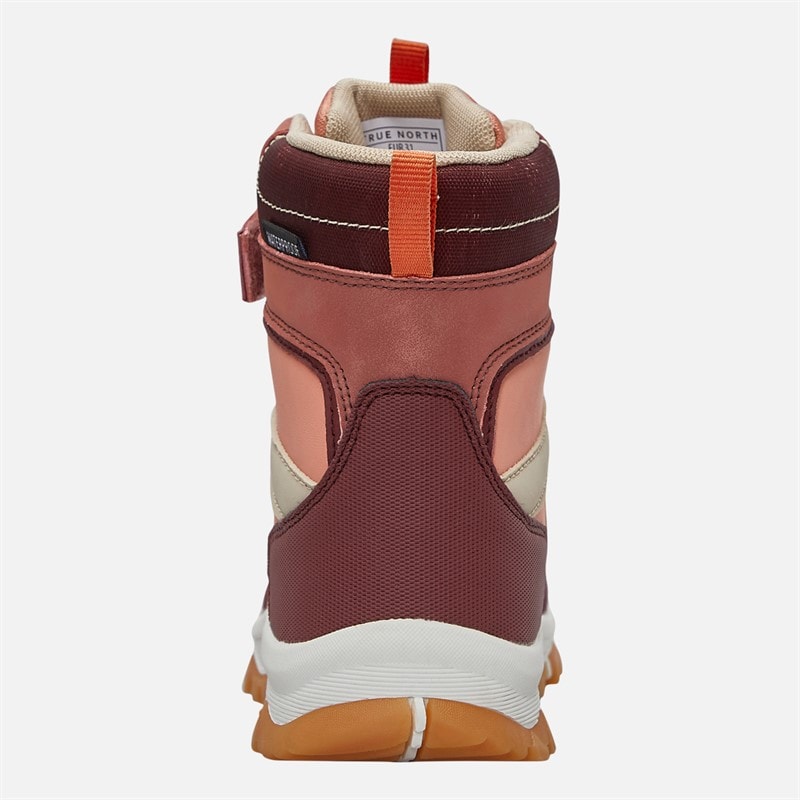 True North Kids Waterproof Snowflake Boots Pink - Image 3