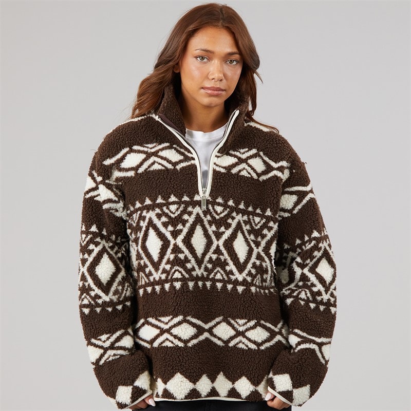 True North Womens Cissi Fleece Brown Comb - Image 1