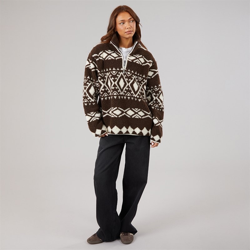 True North Womens Cissi Fleece Brown Comb - Image 4