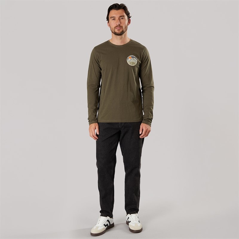 True North Mens Long Sleeved T-Shirt Pine - Image 4