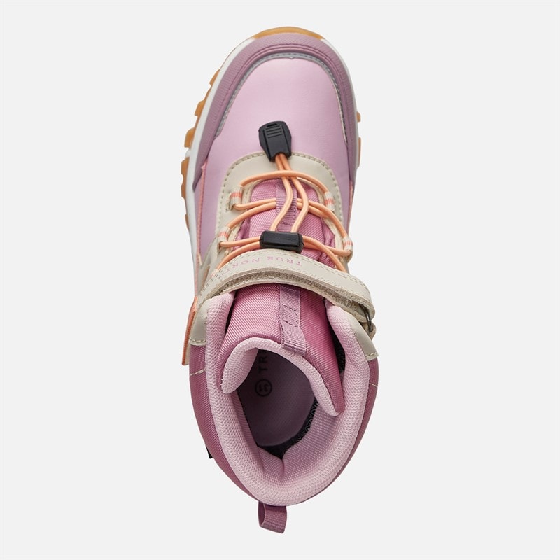 True North Kids Waterproof Snowflake Boots Soft Pink - Image 4