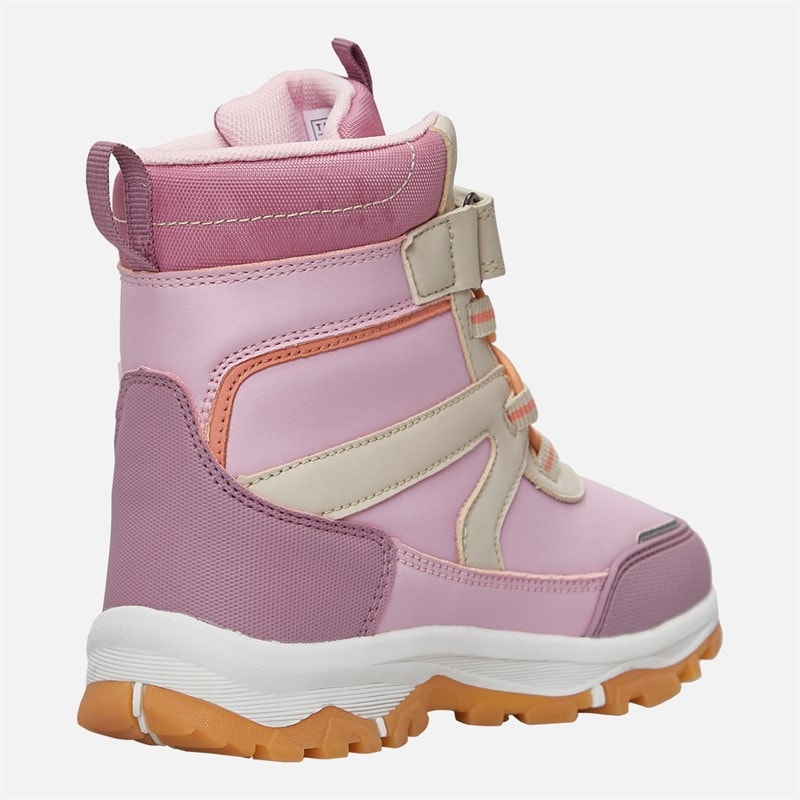 True North Kids Waterproof Snowflake Boots Soft Pink - Image 5