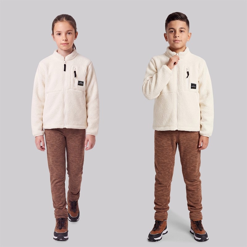 True North Kids Pile Jacket Coconut - Image 3