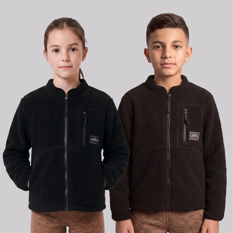 True North Kids Pile Jacket Black