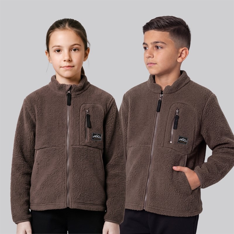 True North Kids Pile Jacket Mocca - Image 1