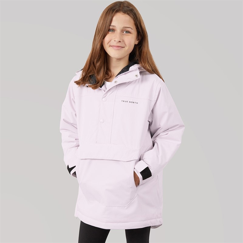 True North Girls Stretch Waterproof Anorak Coat Orchid - Image 1