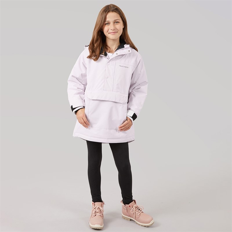 True North Girls Stretch Waterproof Anorak Coat Orchid - Image 4