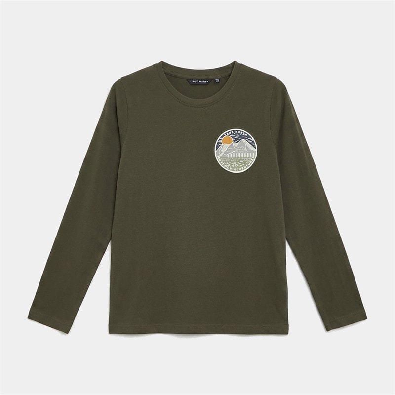 True North Kids Long Sleeve T-Shirt Pine