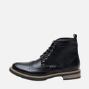 Ben Sherman Mens Templeton Brogue Boots Black