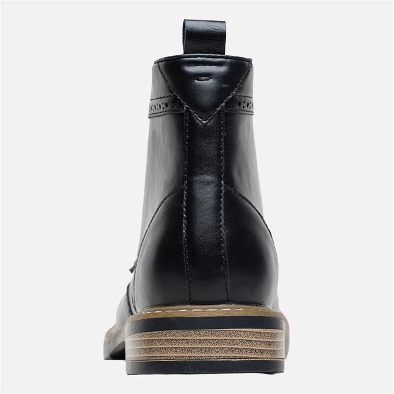 Ben Sherman Mens Templeton Brogue Boots Black - Image 4
