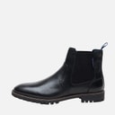 Ben Sherman Mens Baron Leather Chelsea Boots Black