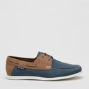Ben Sherman Mens Oceanic Deck Shoes Navy/Tan