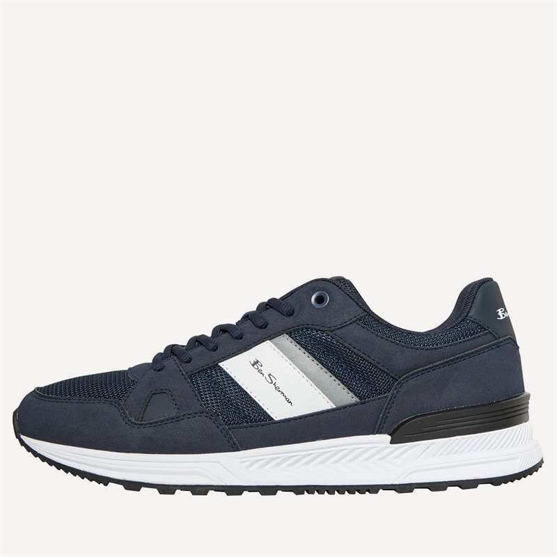 Ben Sherman Mens Fowler Trainers Navy