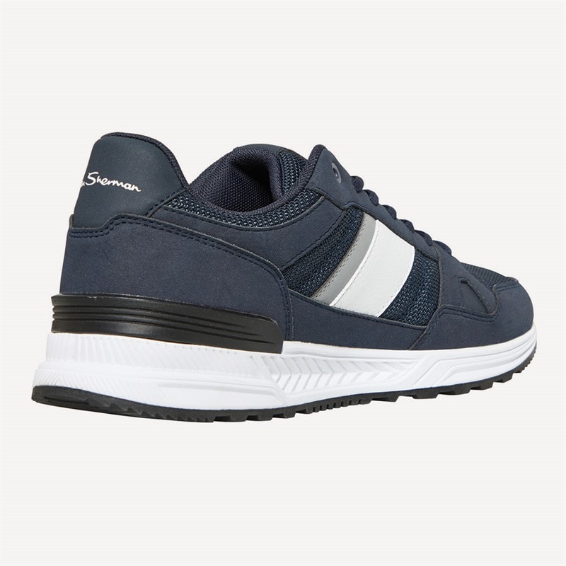 Ben Sherman Mens Fowler Trainers Navy - Image 5