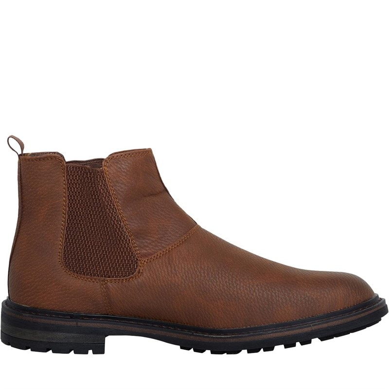 Ben Sherman Mens Vincent Chelsea Boots Tan - Image 5