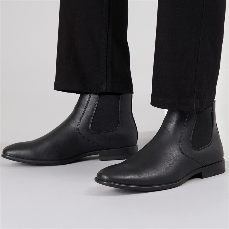 Ben Sherman Mens Durham Chelsea Boots Black