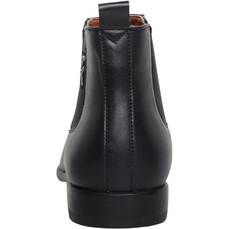Ben Sherman Mens Durham Chelsea Boots Black - Image 3