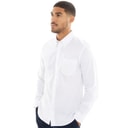 Ben Sherman Mens Long Sleeve Oxford Shirt White