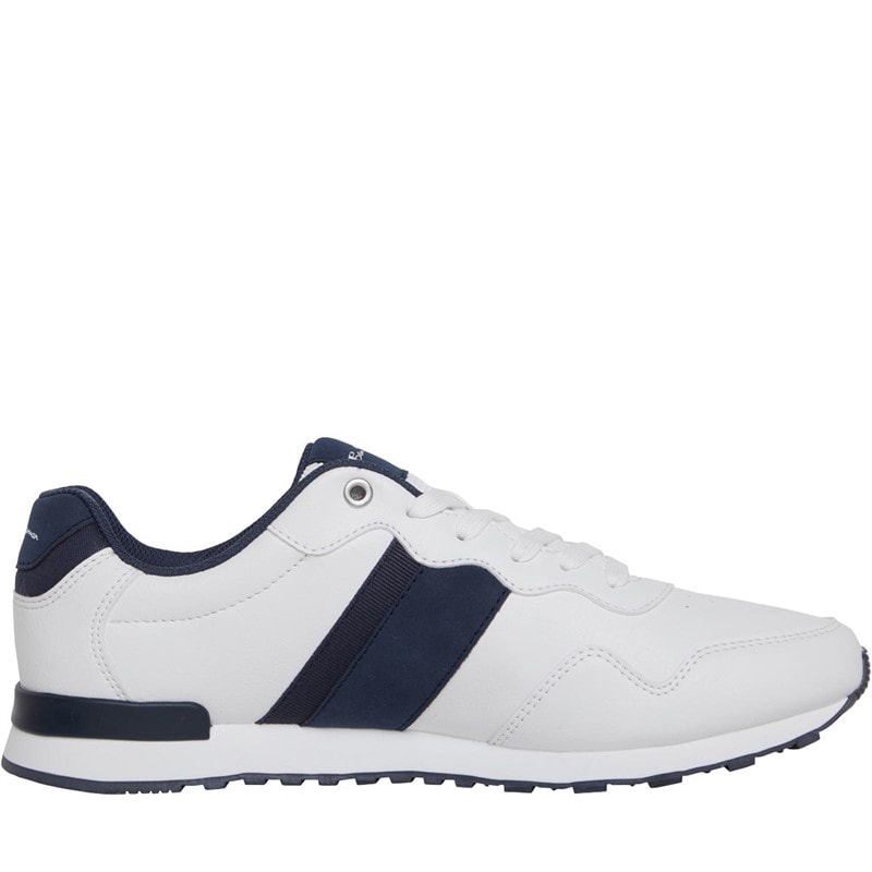 Ben Sherman Mens Owen Retro Trainers White/Navy - Image 5