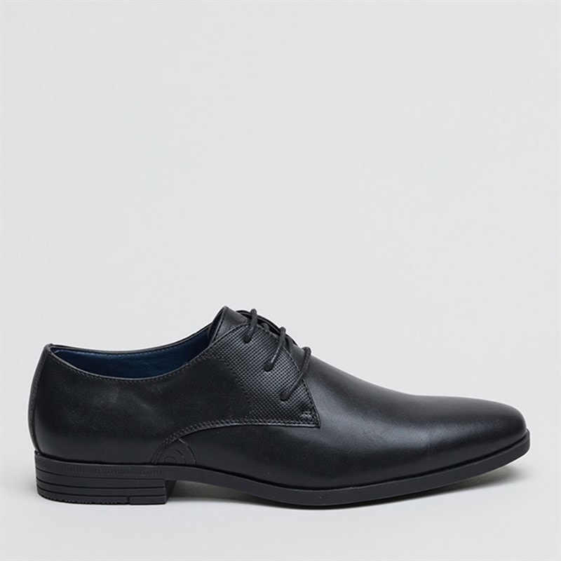 Ben Sherman Mens Derek Derby Shoes Black