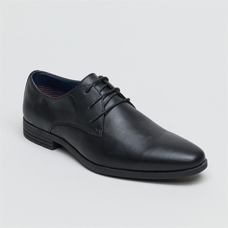 Ben Sherman Mens Derek Derby Shoes Black - Image 2