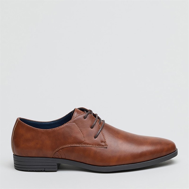 Ben Sherman Mens Derek Derby Shoes Tan