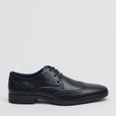 Ben Sherman Mens Clive Brogue Shoes Black