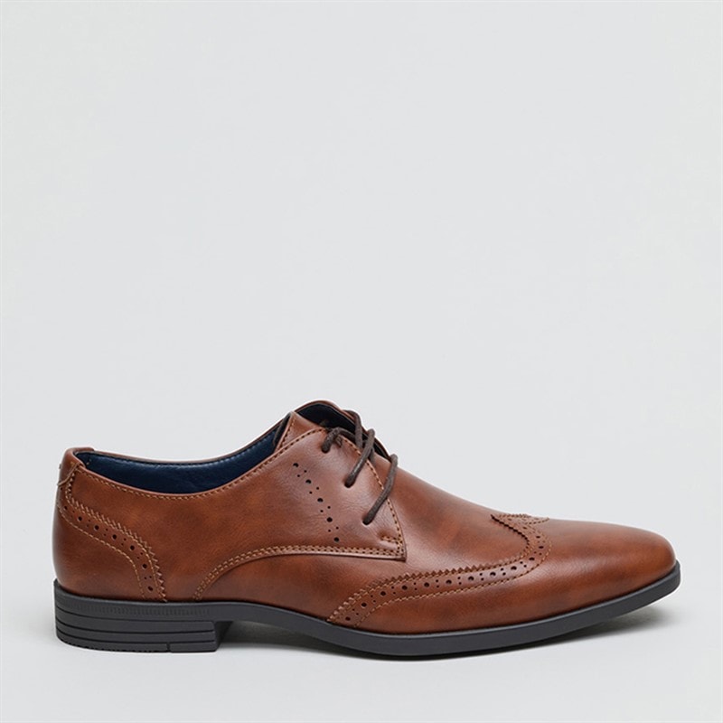 Ben Sherman Mens Clive Brogue Shoes Tan