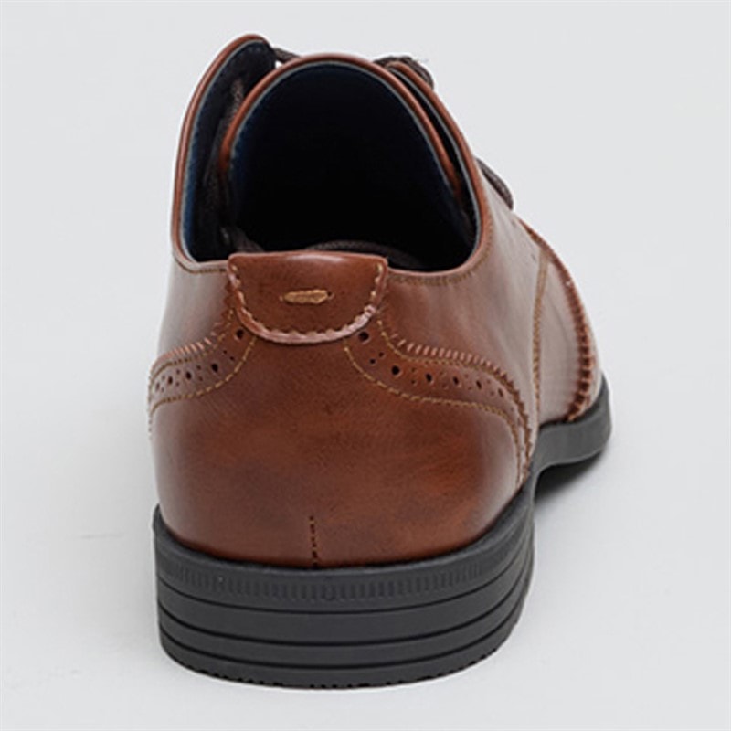 Ben Sherman Mens Clive Brogue Shoes Tan - Image 4