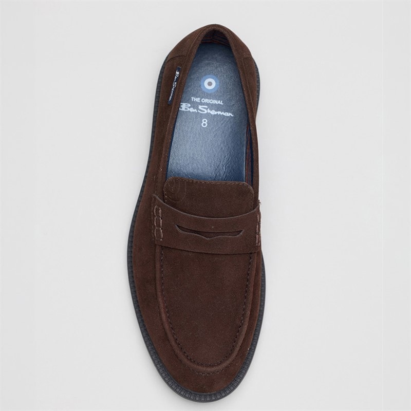 Ben Sherman Mens Chancery Loafers Brown - Image 3
