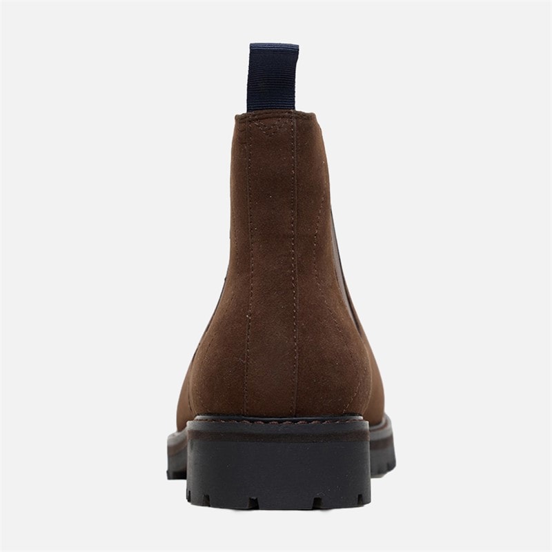 Ben Sherman Mens Chesterley Chelsea Boots Brown IMI Suede - Image 4