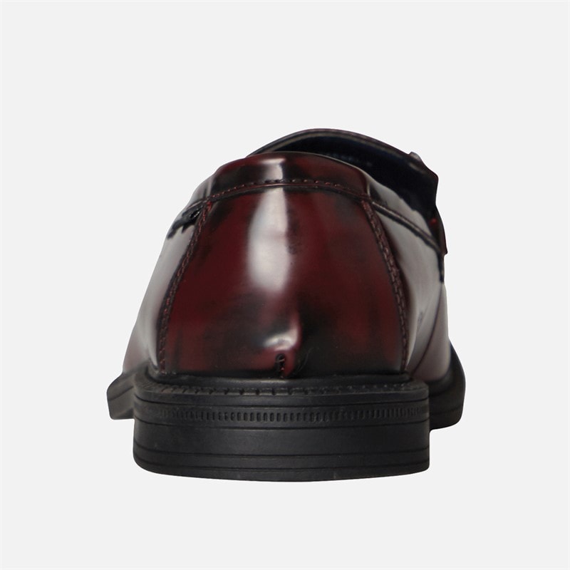 Ben Sherman Mens Chancery Tassle Loafers Burgundy - Image 4