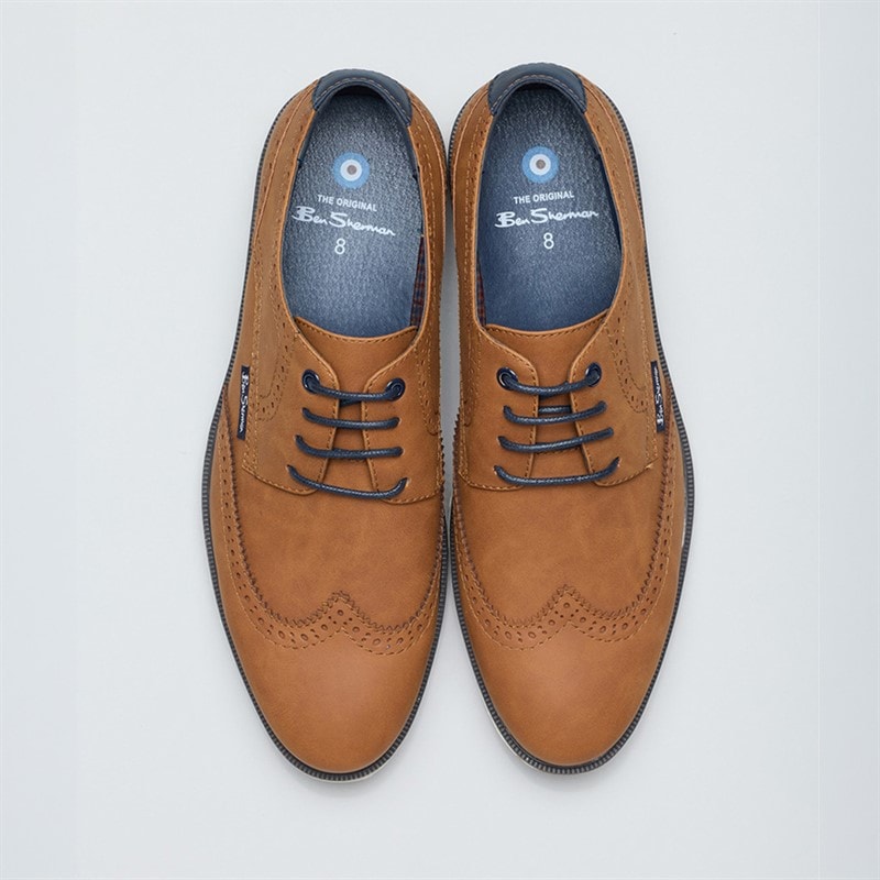 Ben Sherman Mens Mexico Shoes Tan - Image 3