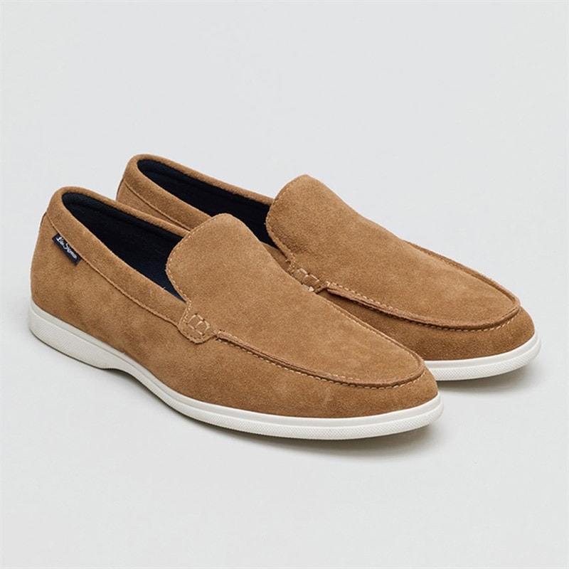 Ben Sherman Mens Amarillo Loafers Tan Suede - Image 2