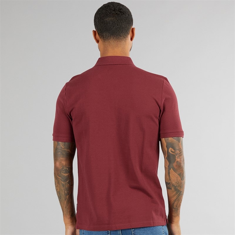 Ben Sherman Mens House Mod Polo Shirt Wine - Image 2