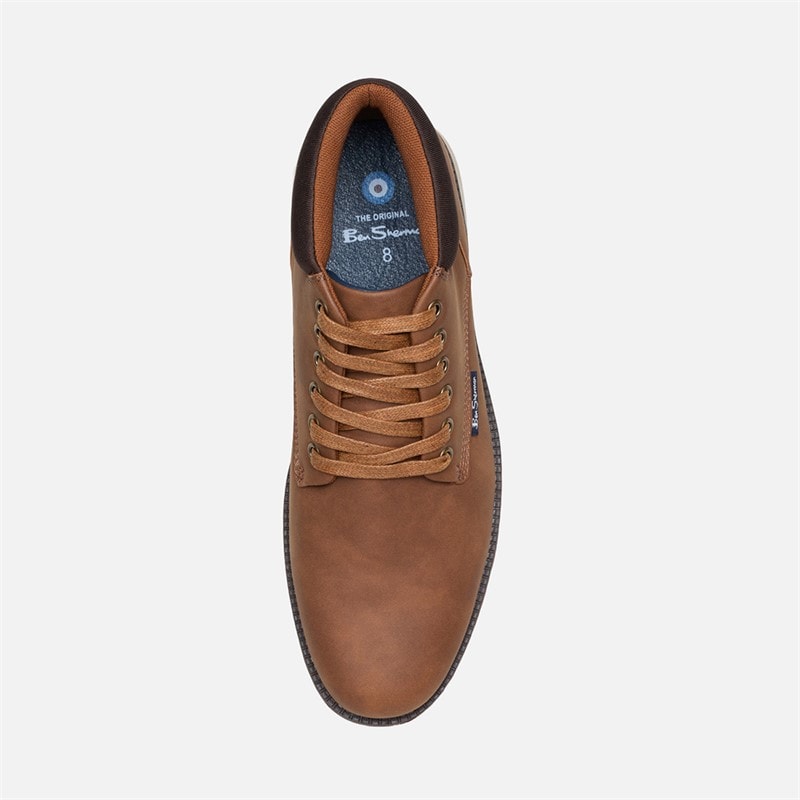 Ben Sherman Mens Carlton Chukka Boots Tan/Brown - Image 3