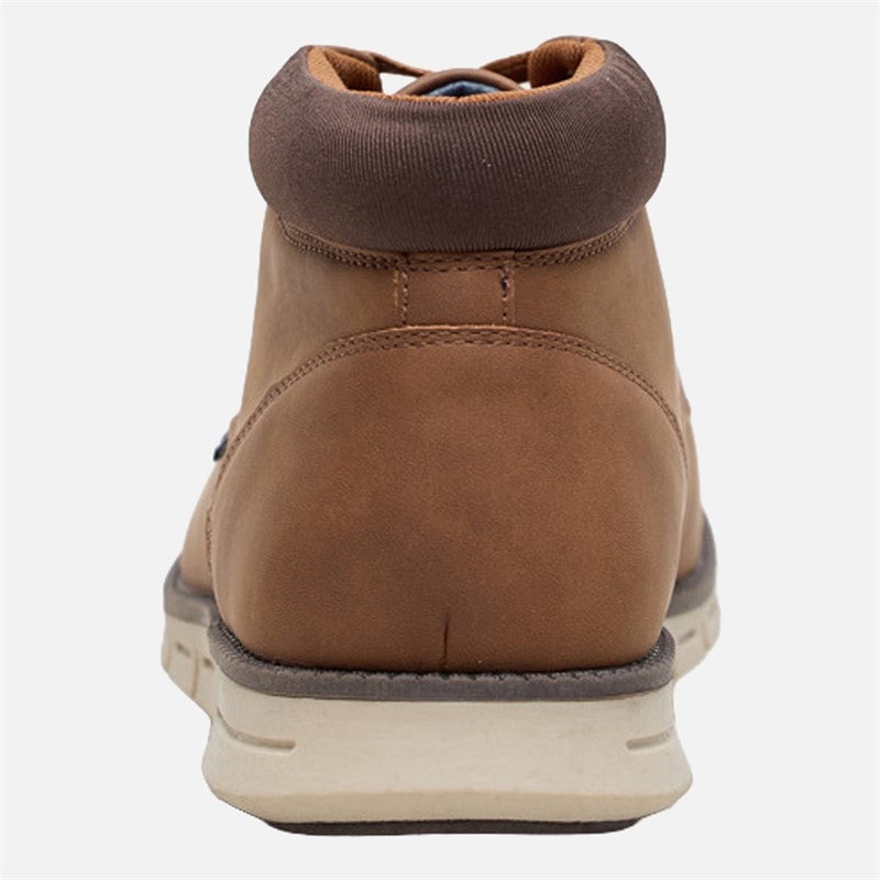 Ben Sherman Mens Carlton Chukka Boots Tan/Brown - Image 4