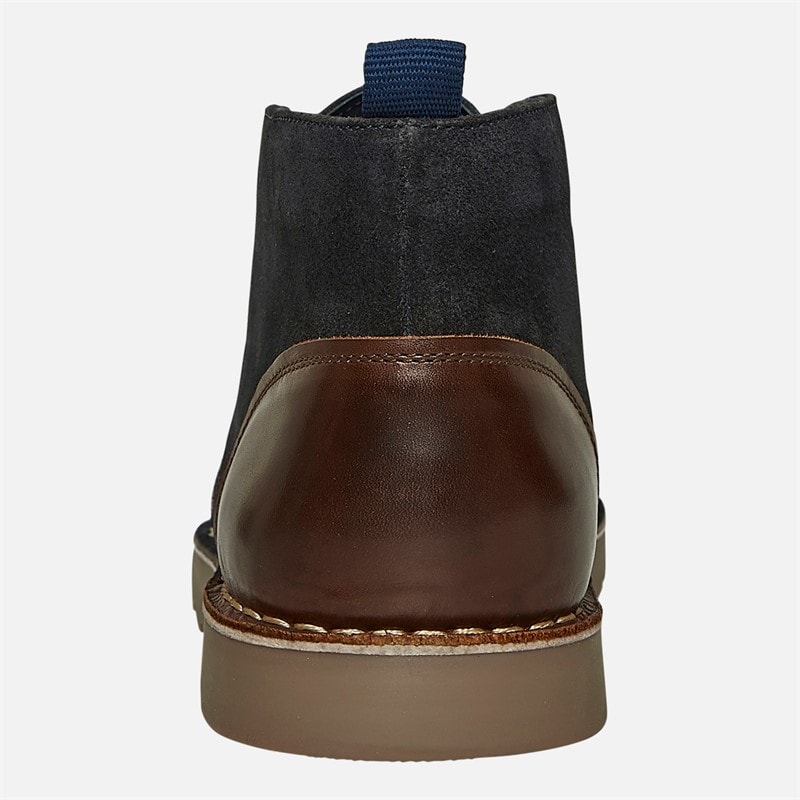 Ben Sherman Mens Townshend 2 Chukka Boots Navy - Image 3