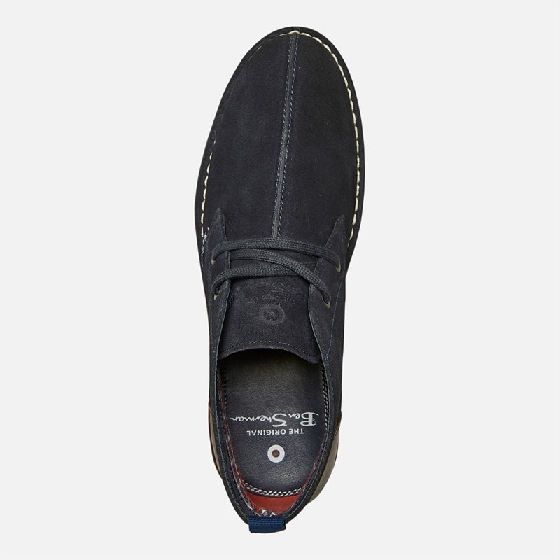 Ben Sherman Mens Townshend 2 Chukka Boots Navy - Image 4