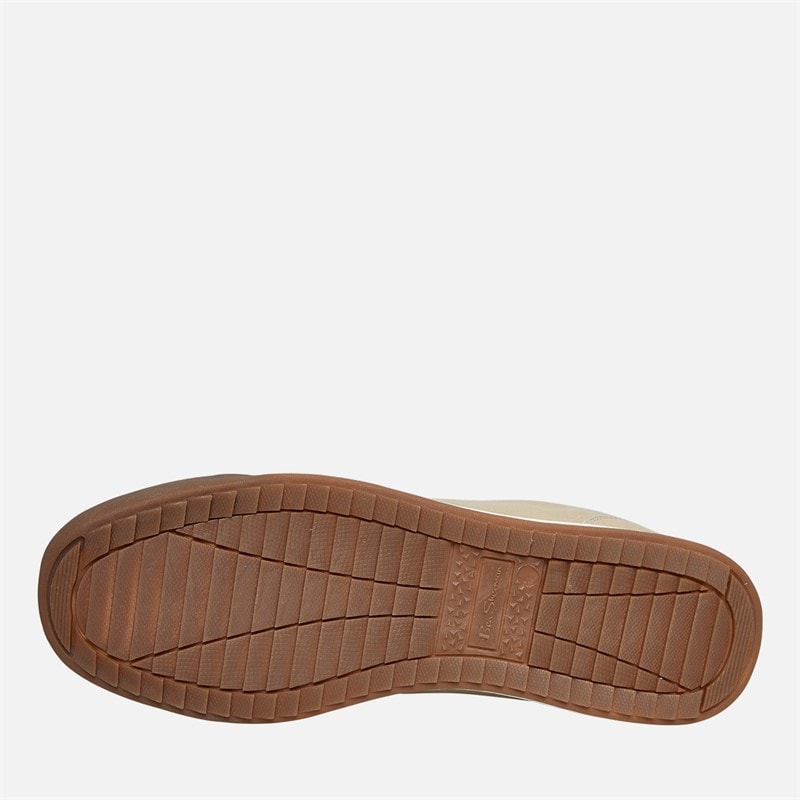 Ben Sherman Mens Terrace Talk Trainers Stone - Image 2
