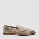 Ben Sherman Mens Miami Woven Deck Shoes Sand