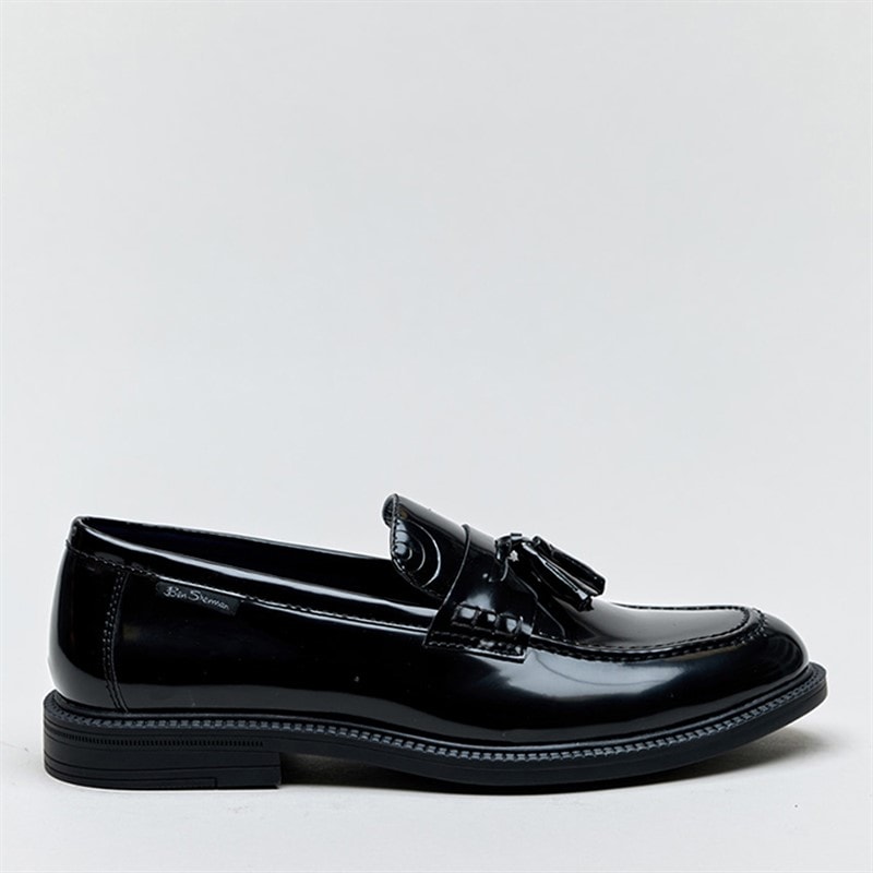 Ben Sherman Mens Chancery Tassle Loafers Black