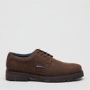 Ben Sherman Mens Chesterley Derby Shoes Brown Imi Suede