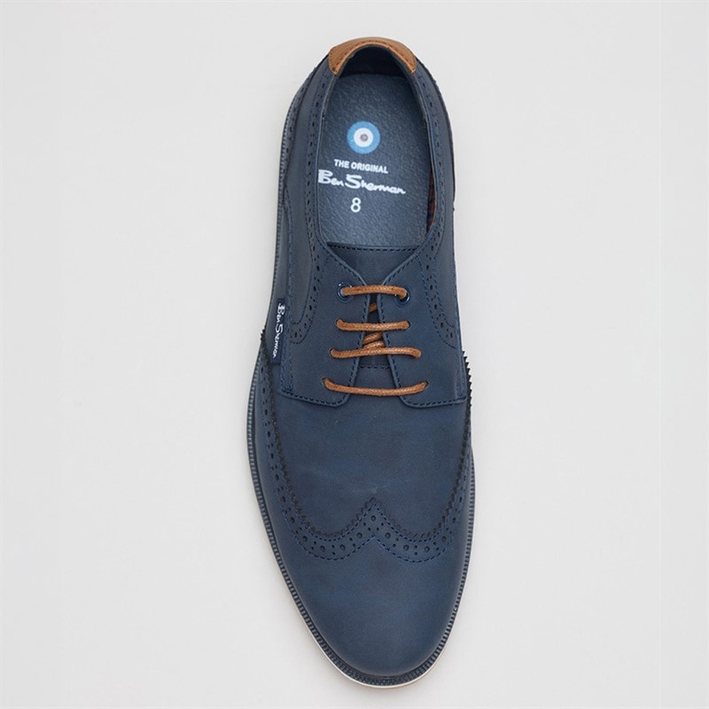 Ben Sherman Mens Mexico Shoes Navy - Image 3