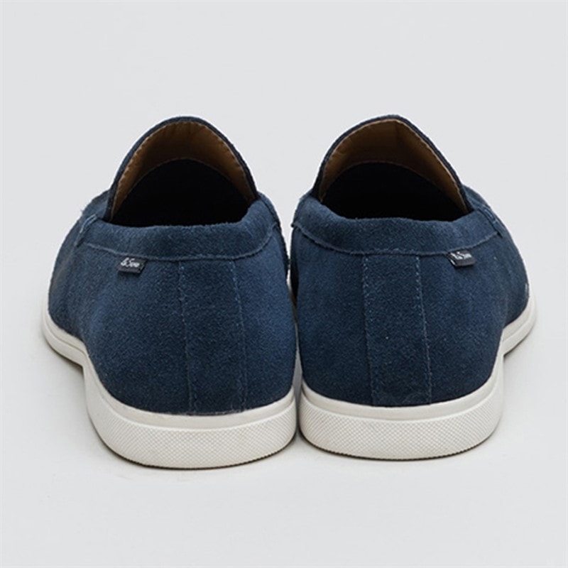 Ben Sherman Mens Amarillo Loafers Navy Suede - Image 4